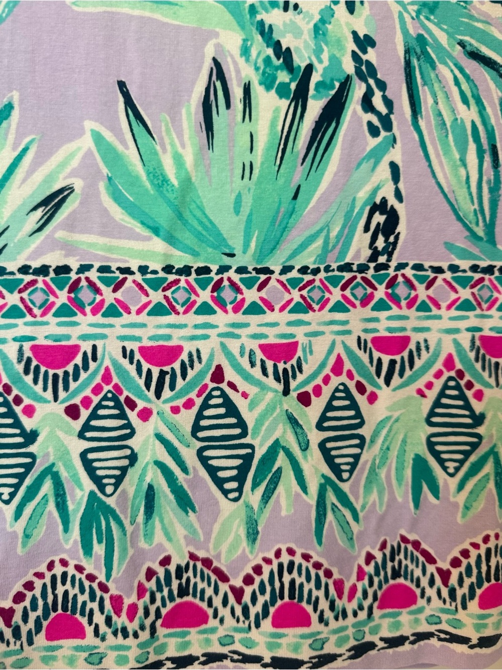 Large - Adorable 🌻 Lilly Pulitzer 🌸Off-Shoulder Dress Like New Lavender/mint - Picture 6 of 7